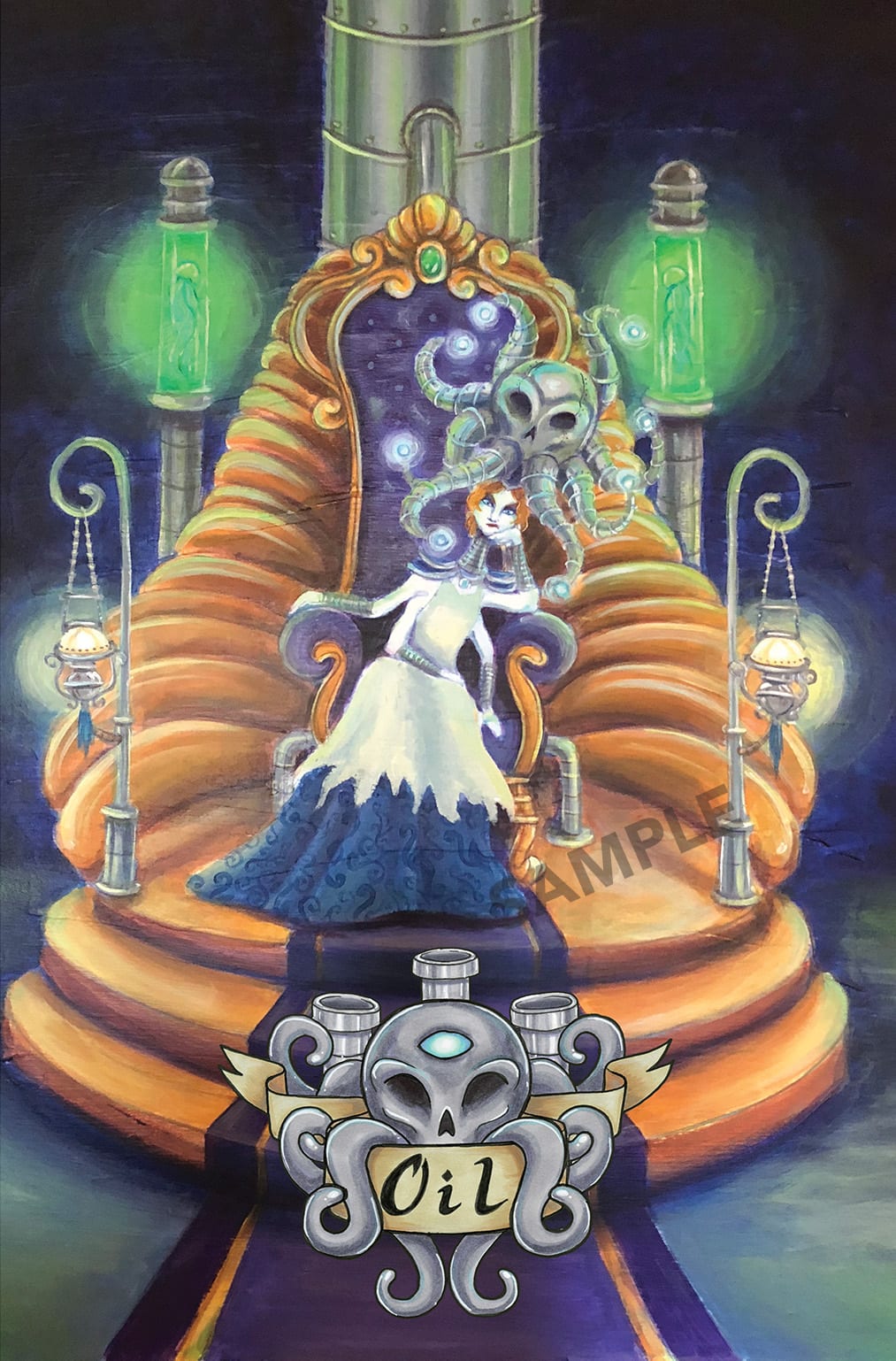 flight nineteen comics oil painting