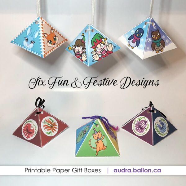 Printable Paper gift Boxes 2